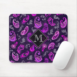 Vintage Lila Paisley Mousepad