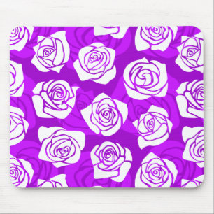 Vintage-lila Rosen-Mauspad Mousepad