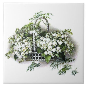 Vintage Lilie der Tal-Fliese Fliese