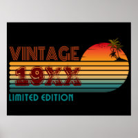 Vintage limitierte Auflage 19XX