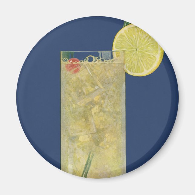 Vintage-Limonade oder Fruchtsoda, Getränke Magnet (Vorne)