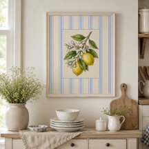 Vintage-Limonen-Botanikposter