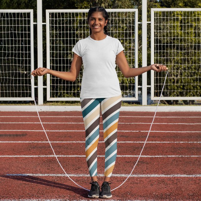 Vintage Linien Capri Leggings (Von Creator hochgeladen)