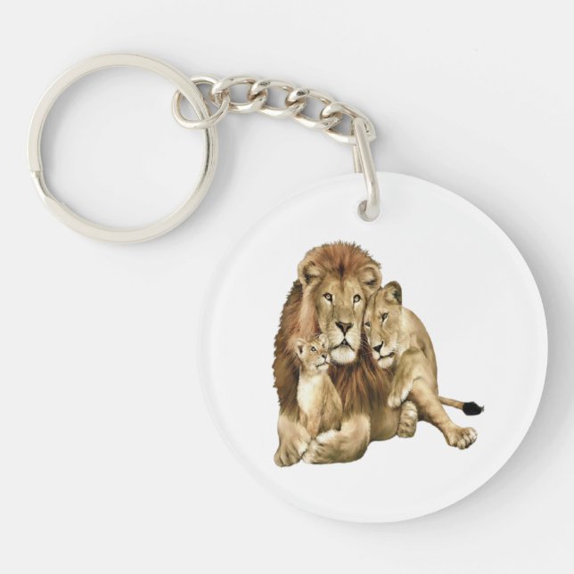 Vintage Lion Family Art Wildlife (Devant)