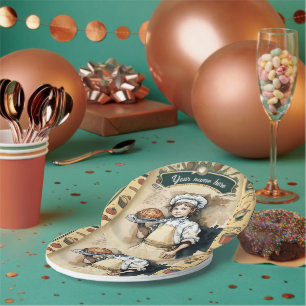 Vintage little cook pappteller