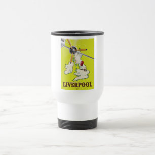 Vintage Liverpool Reiseplakat Reisebecher