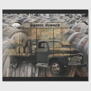 Vintage-LKW Antik-LKW Alter LKW Geschenkpapier