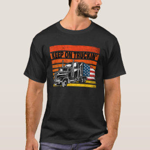 Vintage-LKW-Fahrer Schwerlast-Semi-LKW-Fahrer Mach T-Shirt