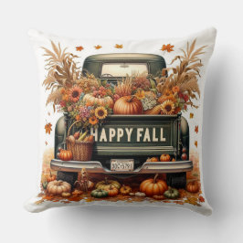 Vintage Lkw-Herbstsaison Kissen