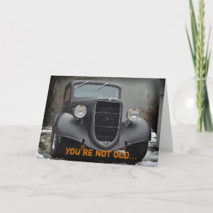 Vintage LKW-Humoradokarte Karte