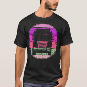 Vintage LKW-Silhouette Liebe T-Shirt