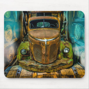 Vintage LKW Whiskey Barrels Mousepad