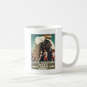 Vintage Lloyd Triestino Indien Kaffeetasse