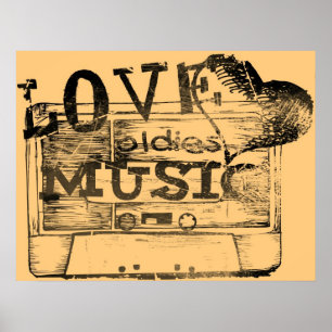 Vintage Lodies Music 4 Poster