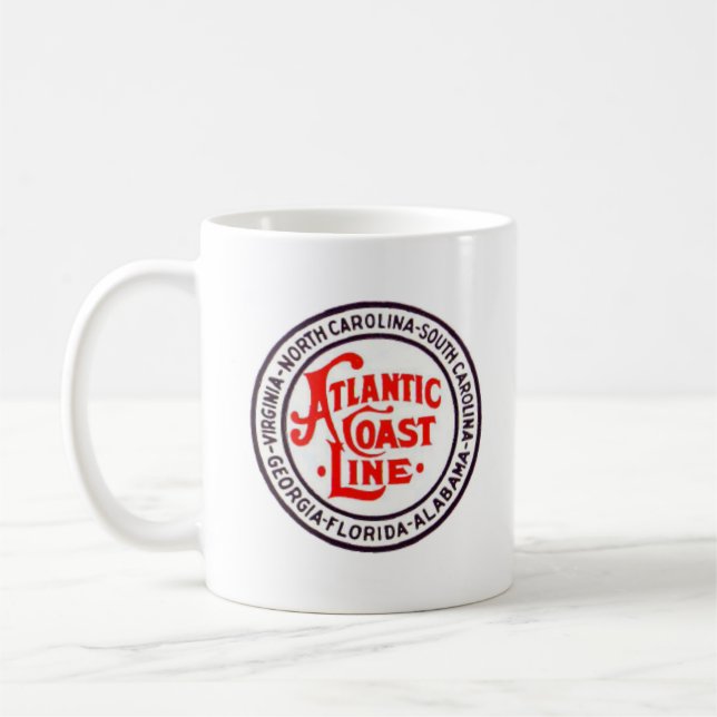 Vintage Logokombination der Atlantikküste Tasse (Links)