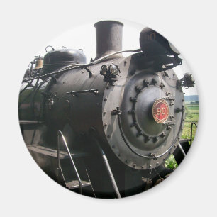 Vintage-Lokomotive Eisenbahn Zug Magnet