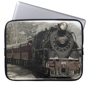Vintage Lokomotive Laptopschutzhülle