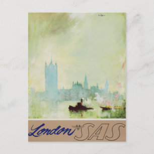 Vintage London Airway Flugreise-Werbung Postkarte