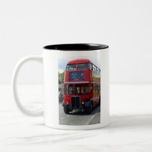 Vintage London Bus Zweifarbige Tasse