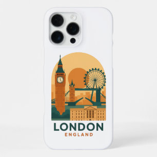 Vintage London England Reise   Retro  iPhone 16 Pro Max Hülle