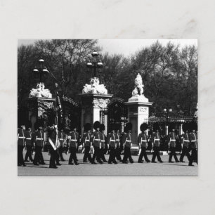 Vintage London Wachablösung Buckingham-Palast Postkarte