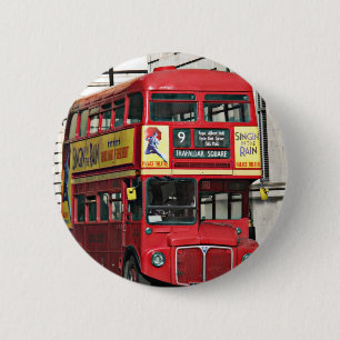 Vintage Londoner Bus Button