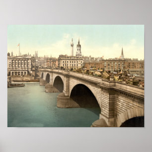 Vintage Londoner Illustration Poster