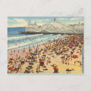 Vintage Long Beach Kalifornien Postkarte