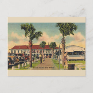 Vintage Long Beach Panama City Florida Carte posta