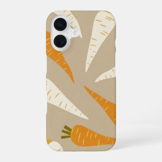 Vintage Long Parsnip Pattern iPhone 16 Hülle