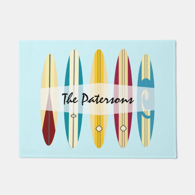 Vintage Longboards Fußmatte (Vorderseite)