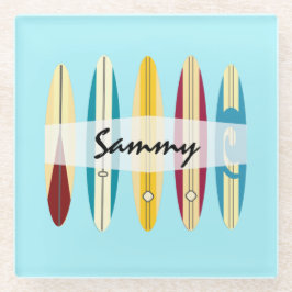 Vintage Longboards Glasuntersetzer