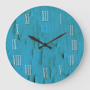 Vintage Look Aqua Blue Horloge détendue