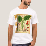 Vintage Lords And Ladies Botanical Plant Art T-Shirt<br><div class="desc">Add a touch of antique, scientific charm to your space with this stunning vintage botanical illustration. Featuring a highly detailed breakdown of the fascinating Lords and Ladies plant—complete with its unique leaves, berries, and roots—this artwork perfectly captures the mysterious beauty of historical botany. It is an incredible choice for customizing...</div>