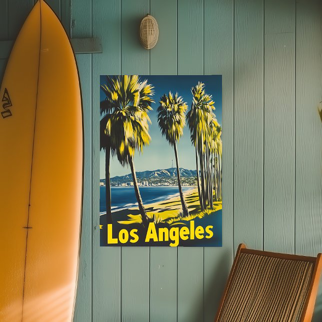 Vintage Los Angeles California Tramwand Poster (Von Creator hochgeladen)