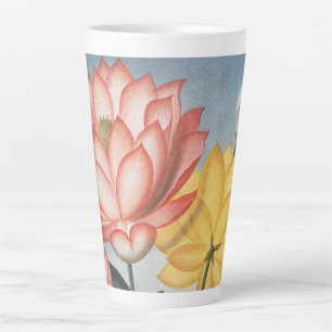 Vintage Lotusblumen, Die Heilige Ägyptische Bohne Milchtasse