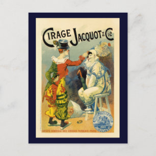 Vintage Lucien Lefévre-Werbung Postkarte