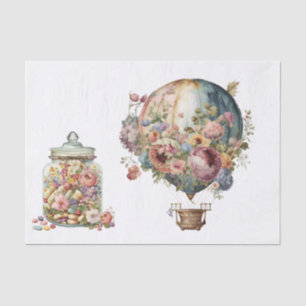 Vintage Luftballons für Luftblasen 4 Seidenpapier