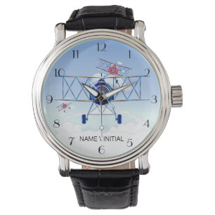 Vintage Luftfahrzeug-Luftfahrzeug-Luftfahrzeug-Pil Armbanduhr