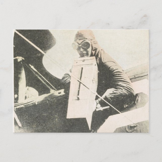 Vintage Luftfotografie Postkarte (Vorderseite)