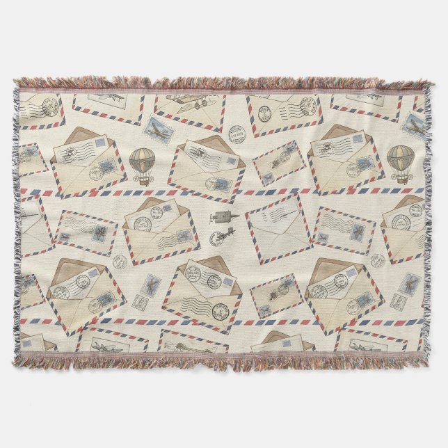 Vintage Luftpost-Abenteuer (3) Decke (Vorderseite)
