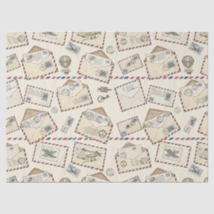 Vintage Luftpost-Abenteuer (3) Seidenpapier