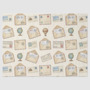 Vintage Luftpost-Abenteuer (4) Seidenpapier
