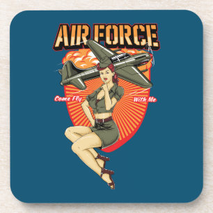Vintage Luftwaffe Getränkeuntersetzer