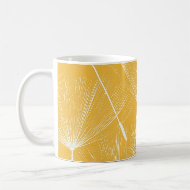 Vintage Lüster: Nahtloses Muster Kaffeetasse (Links)