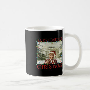 Vintage Lustig Humorvoll Trump Ich werde zu Weihna Kaffeetasse