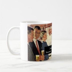 Vintage lustige Brautparty / Einweihungsparty Kaffeetasse
