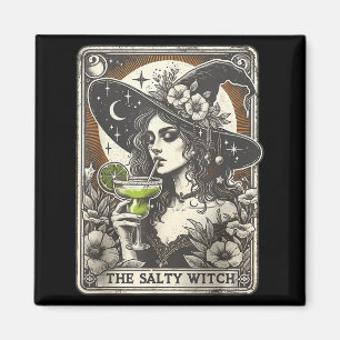 Vintage Lustige Die Salty Witch Tarot Karte Schwan Magnet