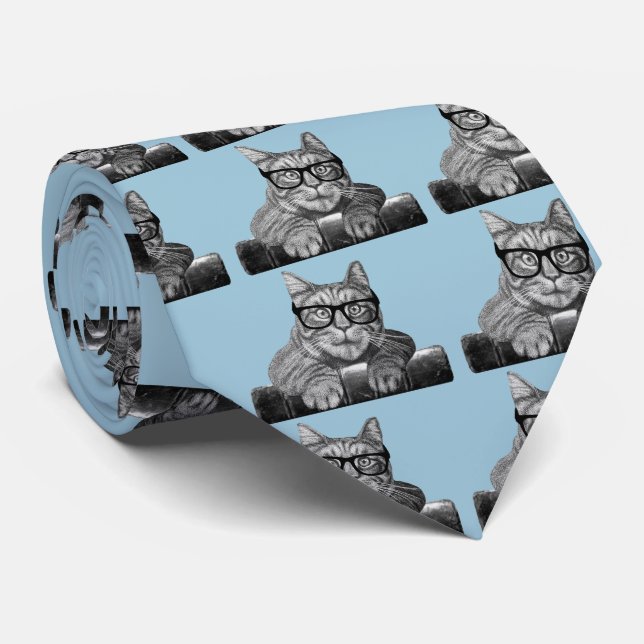 Vintage lustige Geek-Geschenke Krawatte (Gerollt)