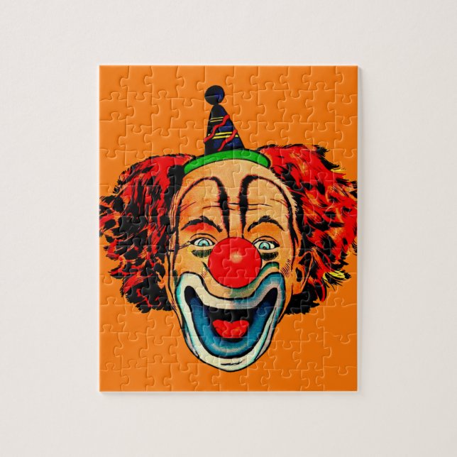 Vintage Lustiger Clown (Vertikal)